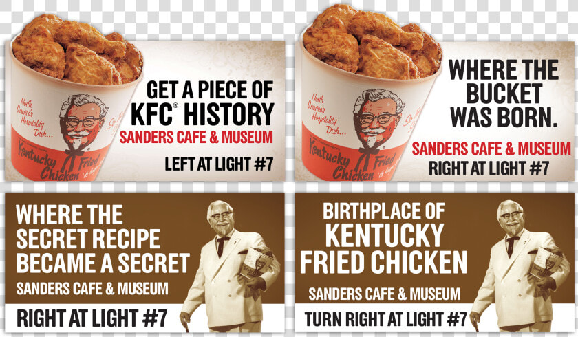 Kfc Corbin Billboards   Harland Sanders  HD Png DownloadTransparent PNG