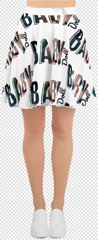 Baby Doll Text Pistol In Concrete Mockup Front With   Miniskirt  HD Png DownloadTransparent PNG