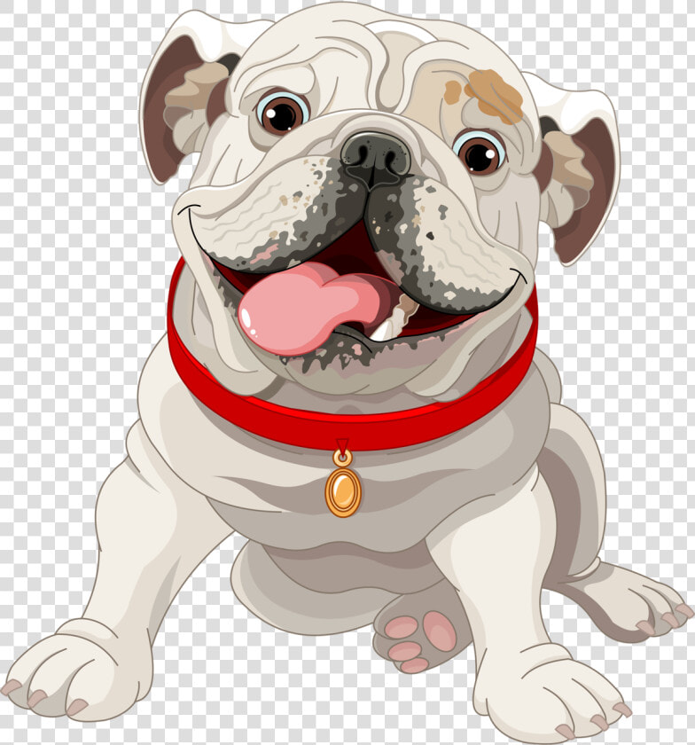 Cute Bulldog Dog Illustration French Puppy Clipart   Bulldog Illustration  HD Png DownloadTransparent PNG