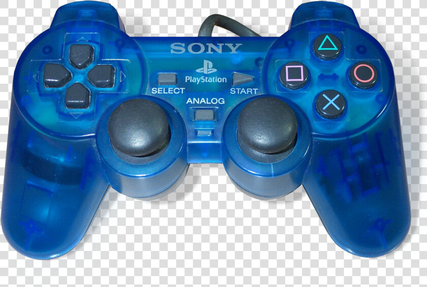 Blue Dualshock   Playstation 2 Controller Png  Transparent PngTransparent PNG