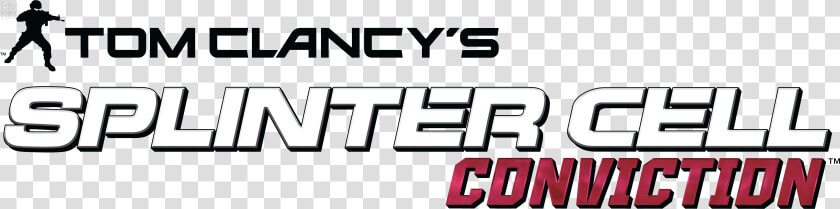 Tom Clancy  39 s Splinter Cell Conviction Logo  HD Png DownloadTransparent PNG