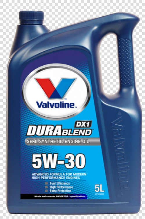 Valvoline Dx 1 Durablend 5w30 Engine Oil 5l  HD Png DownloadTransparent PNG