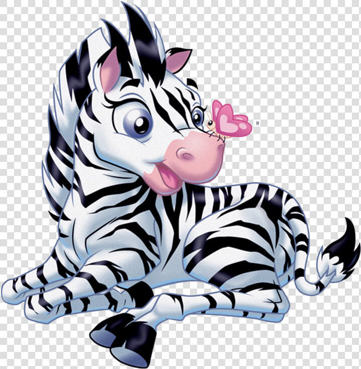 Clipart Zebra Mother Baby   Cartoon Zebra  HD Png DownloadTransparent PNG