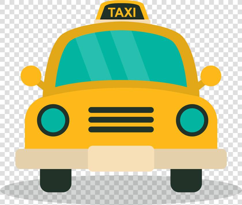 Taxi Clipart Toy   Front Of Taxi Clipart  HD Png DownloadTransparent PNG