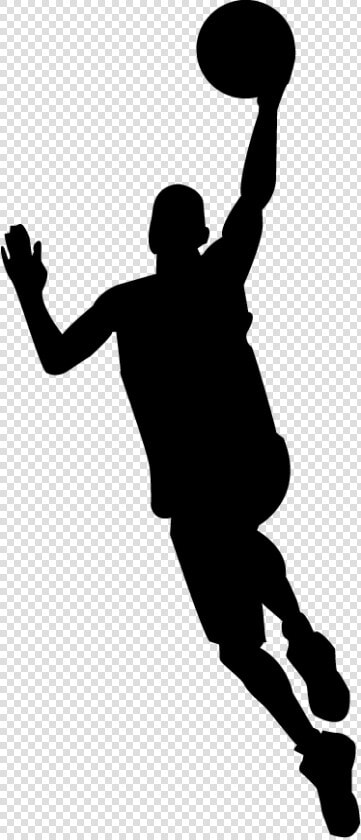 Basketball Player Silhouette Png   Transparent Basketball Silhouette Png  Png DownloadTransparent PNG