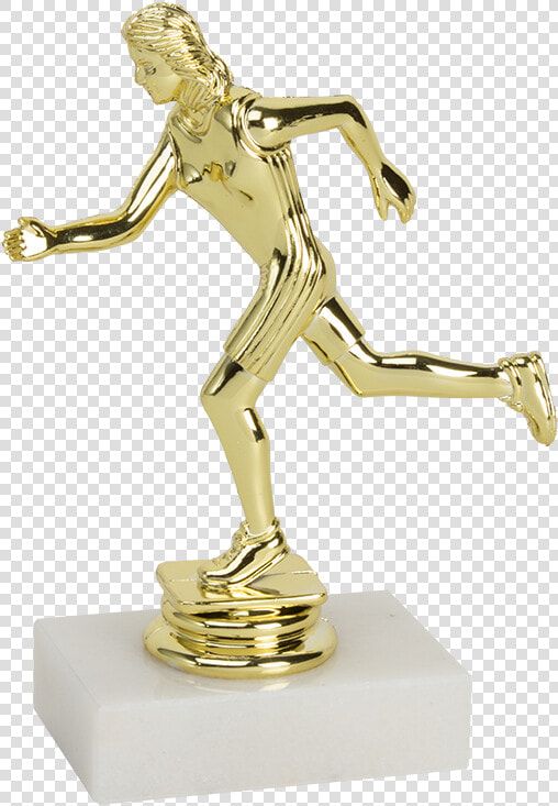 Female Participation Trophy For Running Events   Trophy  HD Png DownloadTransparent PNG