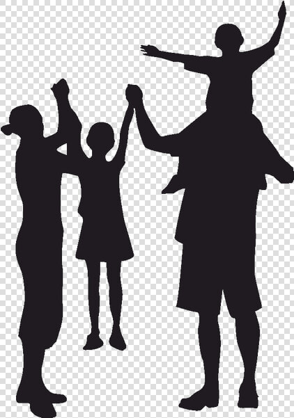 Family Reunion Child Father Silhouette   Quality Of Life Urinary Incontinence  HD Png DownloadTransparent PNG