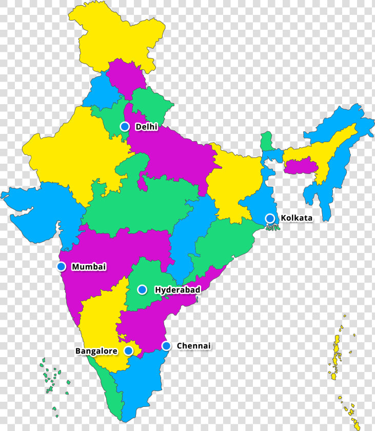 Ipl Teams On Map  HD Png DownloadTransparent PNG