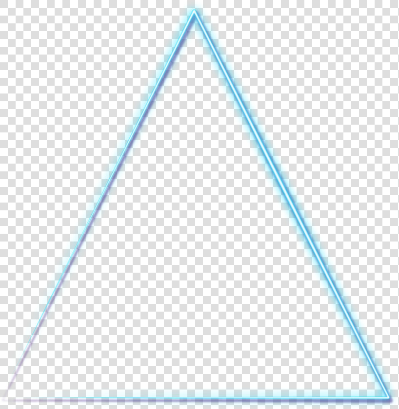  lines  geometry  neon  glow  neoneffect  triangleart   Triangle  HD Png DownloadTransparent PNG