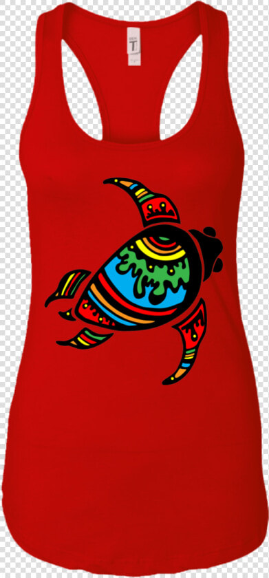 Color Splash Turtle Ladie S Shirts   Active Tank  HD Png DownloadTransparent PNG