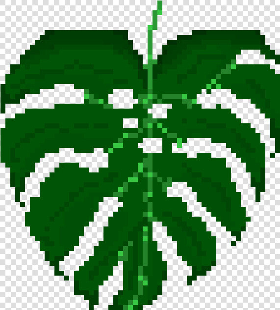 Pixelart Monstera  HD Png DownloadTransparent PNG