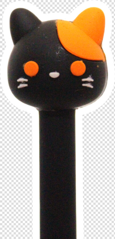 Cute Cat Paw Cat Face Gel Pens pens   Black Cat  HD Png DownloadTransparent PNG