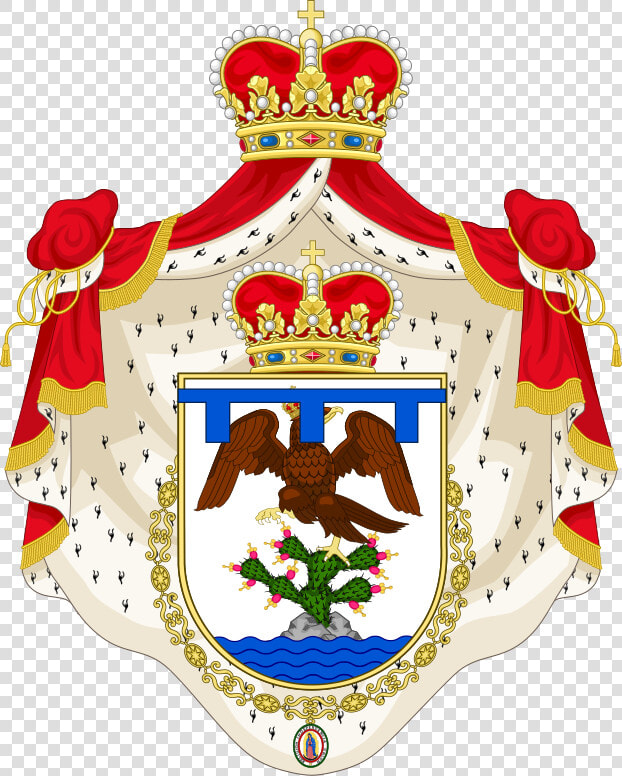 Escudo De Armas De S   Mexican Empire Coat Of Arms Png  Transparent PngTransparent PNG