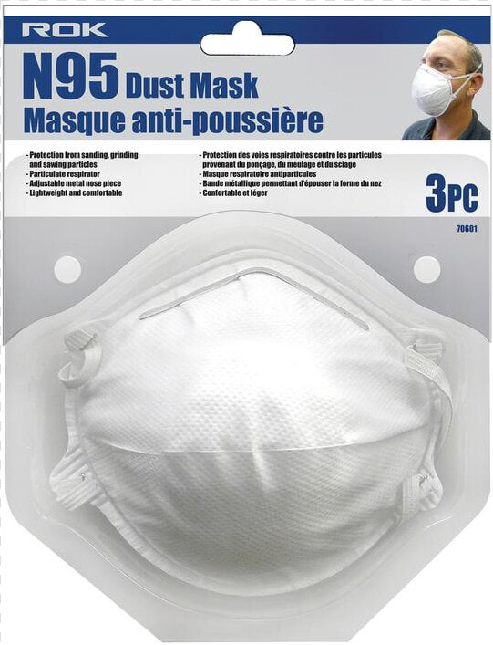 Dust Mask N95 3pk Class   Mask  HD Png DownloadTransparent PNG