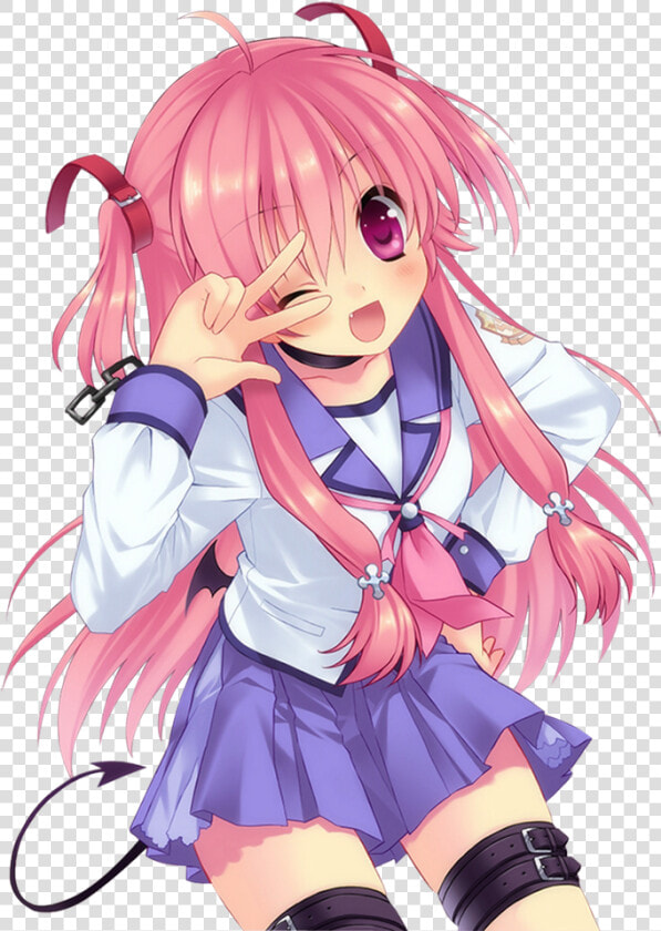  animegirl  anime  girl  freetoedit   Yui Angel Beats Png  Transparent PngTransparent PNG