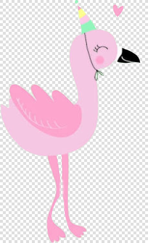  flamingo  kawaii  kawaiiflamingo   Unicorn And Flamingo Party  HD Png DownloadTransparent PNG