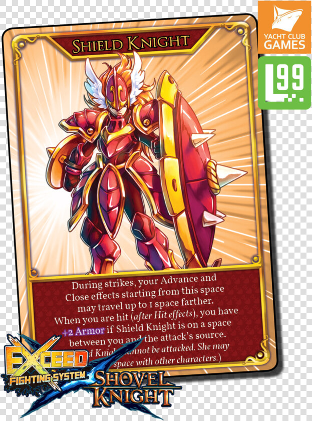 Exceed Card Previews   Exceed Fighting System Shovel Knight  HD Png DownloadTransparent PNG