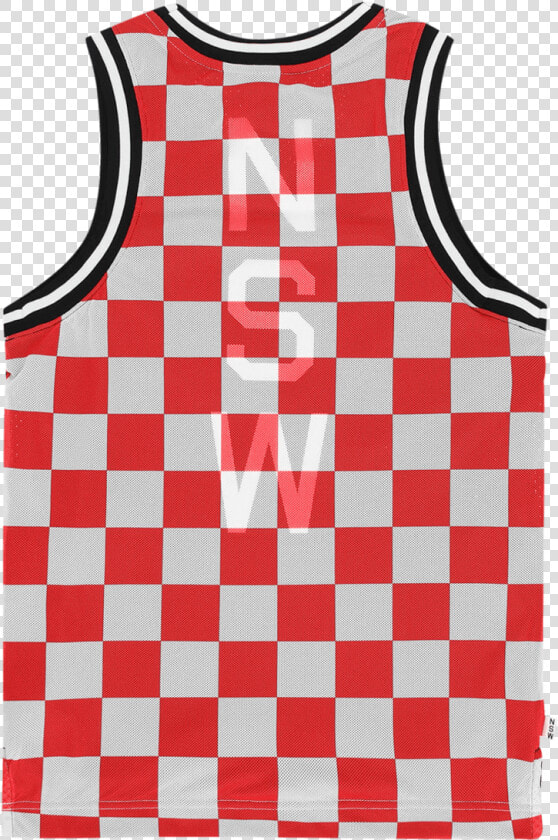 Nsw Nsp All Over Printed Check Tank Top  Black university   Womens Checkered Flag Shirt  HD Png DownloadTransparent PNG