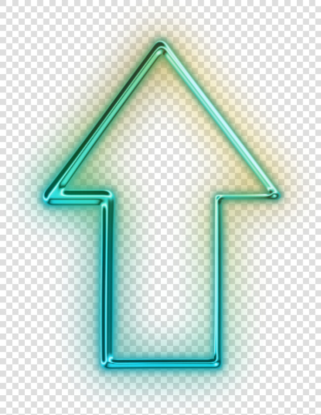 Transparent Green Arrow Up Png   Glow Neon Arrow Png  Png DownloadTransparent PNG