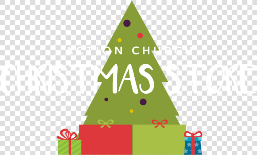 Christmas Store Logo Logo With Tree   Christmas Tree  HD Png DownloadTransparent PNG