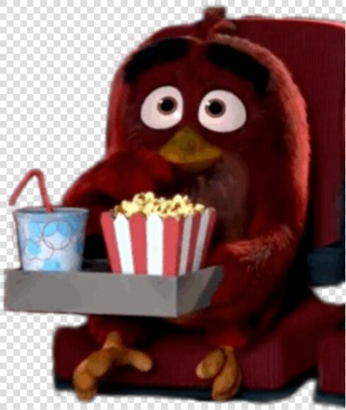  pajaro  cine  palomitas   看 电影 Gif  HD Png DownloadTransparent PNG