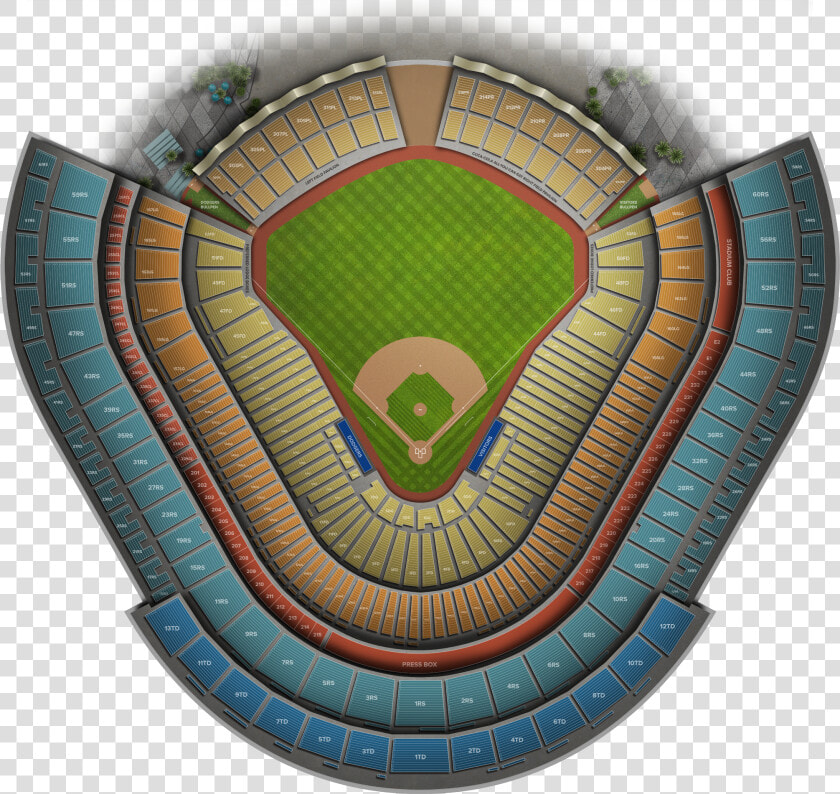 New York Mets At Los Angeles Dodgers At Dodger Stadium   Soccer specific Stadium  HD Png DownloadTransparent PNG