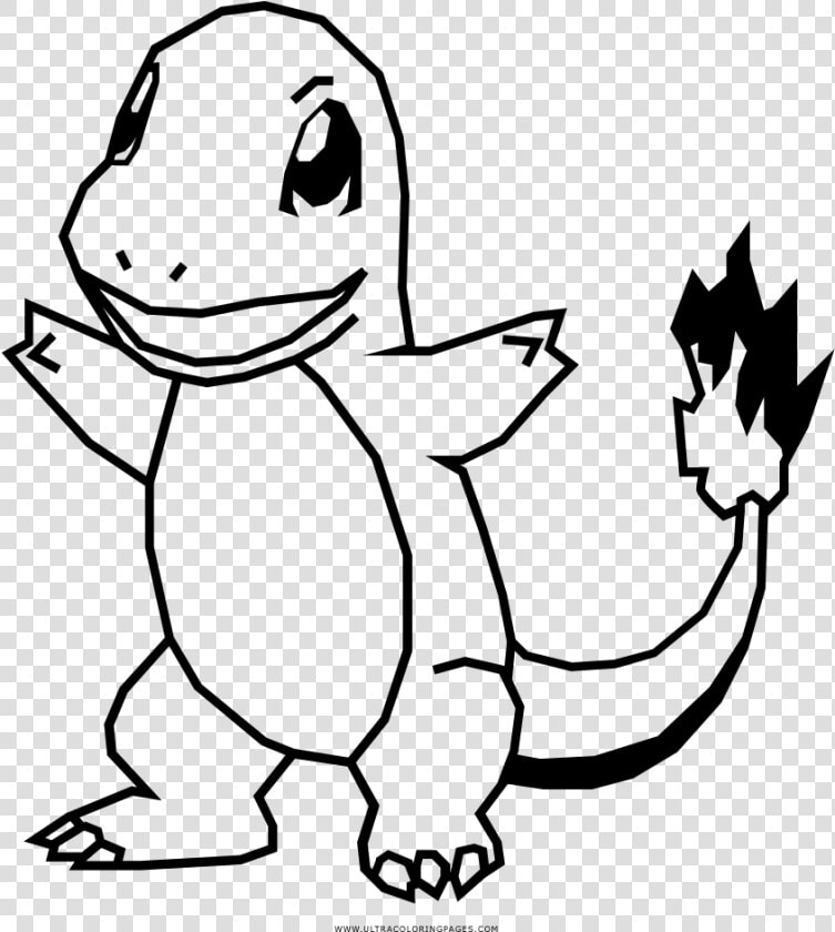 Charmander Coloring Page   Pokemon Charmander Coloring Pages  HD Png DownloadTransparent PNG