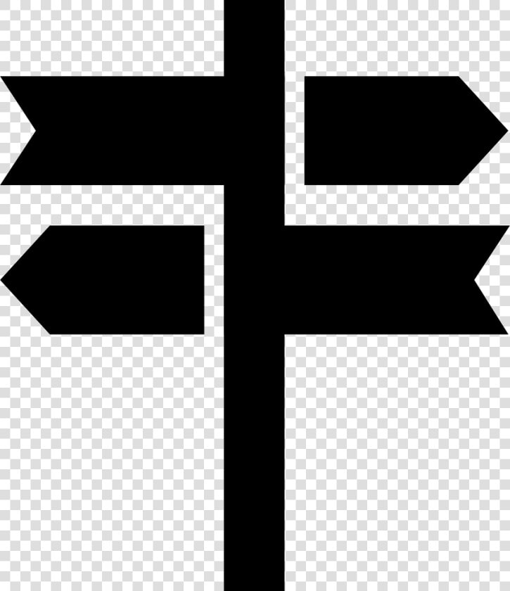 Directional Arrows Signals Pole   Direction Pole Icon  HD Png DownloadTransparent PNG