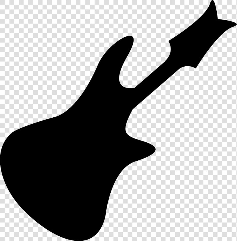 Bass Guitar Silhouette   Rock Musica Png  Transparent PngTransparent PNG