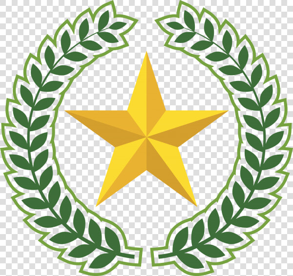 Corona De Laurel Con Una Estrella De Oro   Esl Pro League 10  HD Png DownloadTransparent PNG