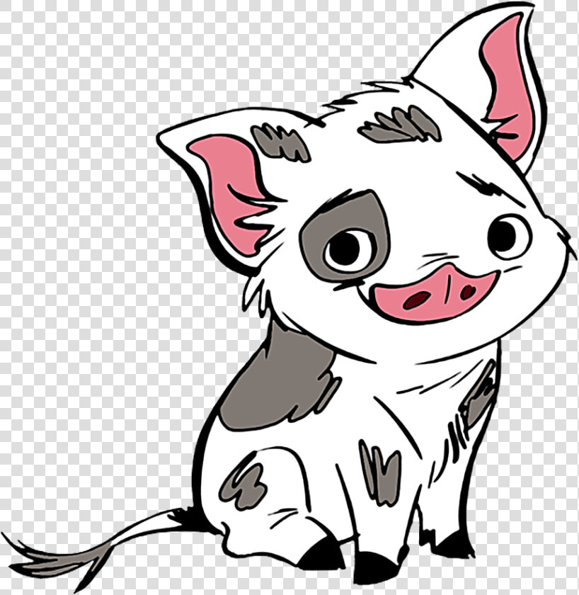 Disney Moana Pua Png Cartoon   Pua Coloring Page  Transparent PngTransparent PNG