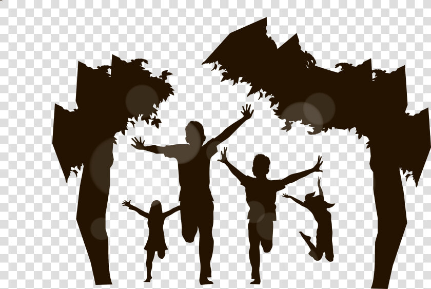 Children Silhouette Figures Png Download   Children  39 s Silhouette  Transparent PngTransparent PNG