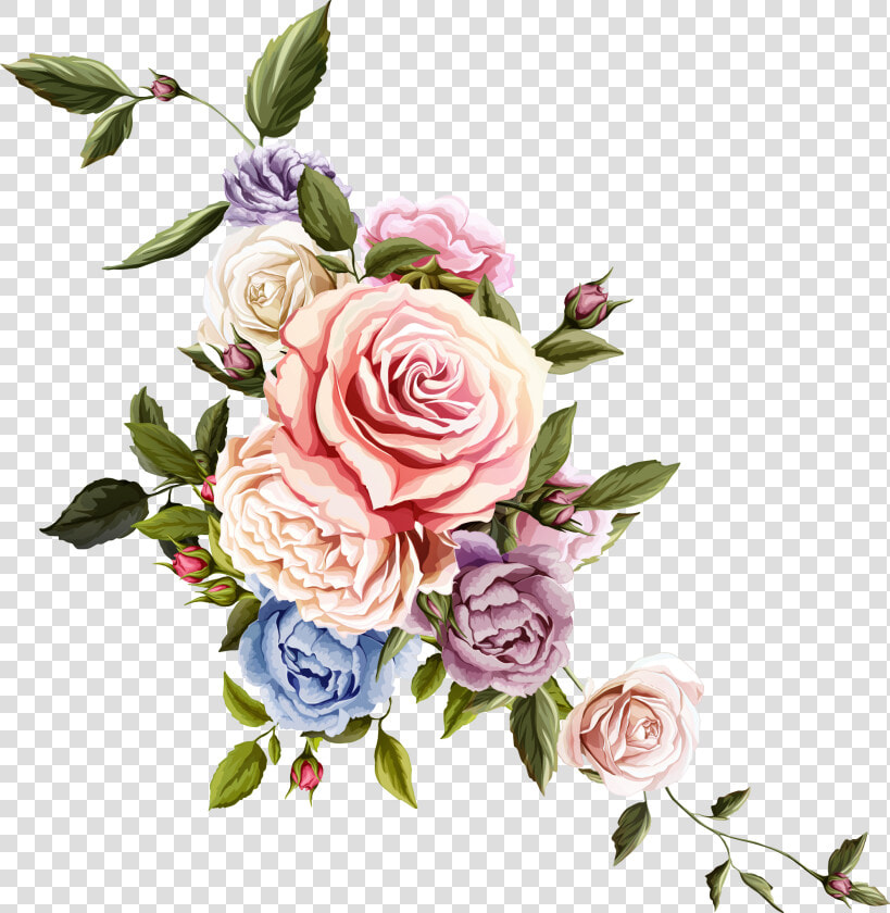 Clip Art Collection Free Bouquet Drawing   Beautiful Flower Rose Drawing  HD Png DownloadTransparent PNG