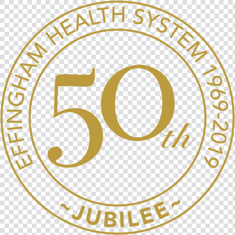 Effingham Health System 50th Anniversary Seal   Ohsas 18001  HD Png DownloadTransparent PNG