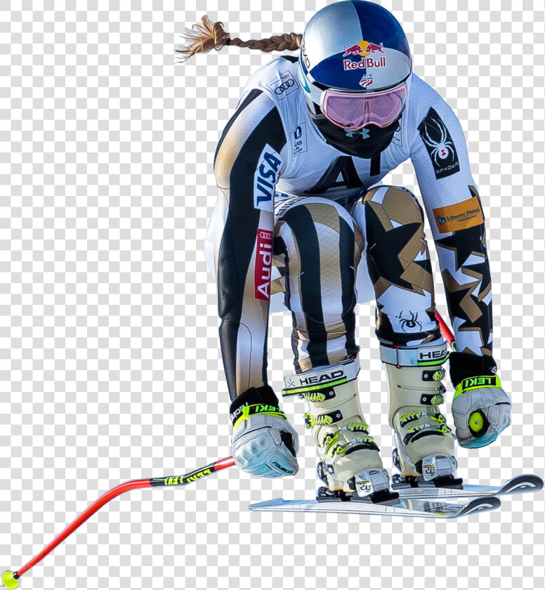 Lindsey Vonn Skiing Downhill  HD Png DownloadTransparent PNG