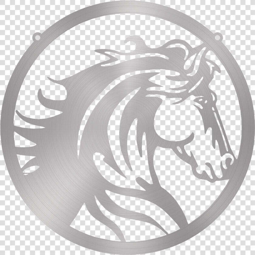 Steel Roots Decor 18   Polished Horse Head  HD Png DownloadTransparent PNG