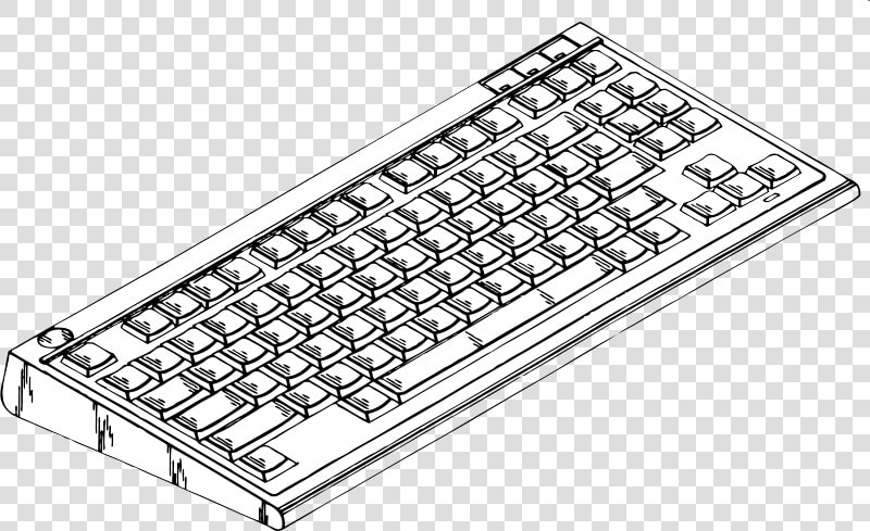 Computer Keyboard   Keyboard Clipart Black And White  HD Png DownloadTransparent PNG