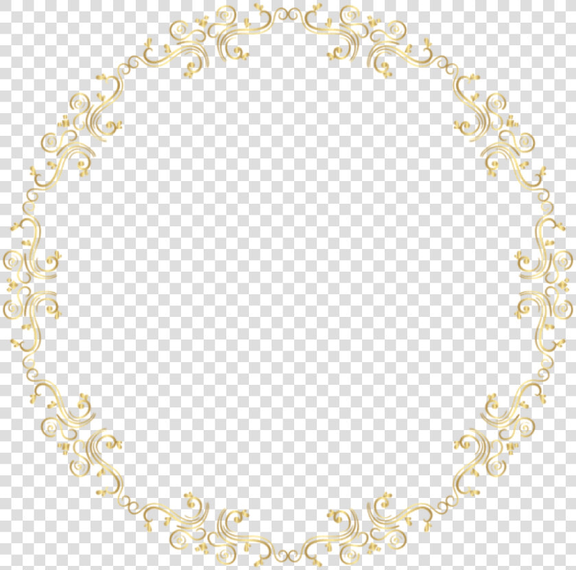 Free Png Round Border Frame Png Images Transparent   Borda Dourada Redonda Png  Png DownloadTransparent PNG