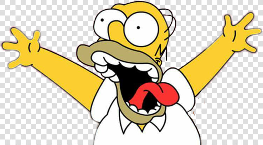  simpsons  homer  panic   Panic Homer  HD Png DownloadTransparent PNG