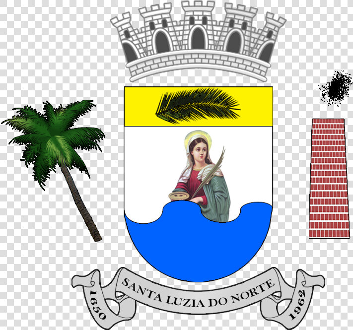 Brasão De Santa Luzia Do Norte   Comuna De San Clemente  HD Png DownloadTransparent PNG