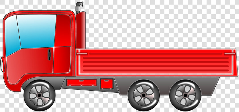 Truck  Lorry  Transport  Red  Vehicle  Transportation   Open Truck Png  Transparent PngTransparent PNG