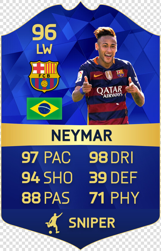 Neymar Tots Fifa 16  HD Png DownloadTransparent PNG