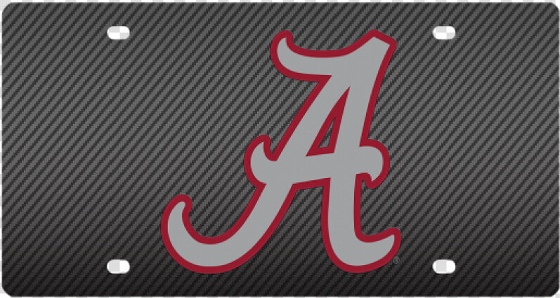 University Of Alabama Crimson Tide Carbon Fiber License   Emblem  HD Png DownloadTransparent PNG