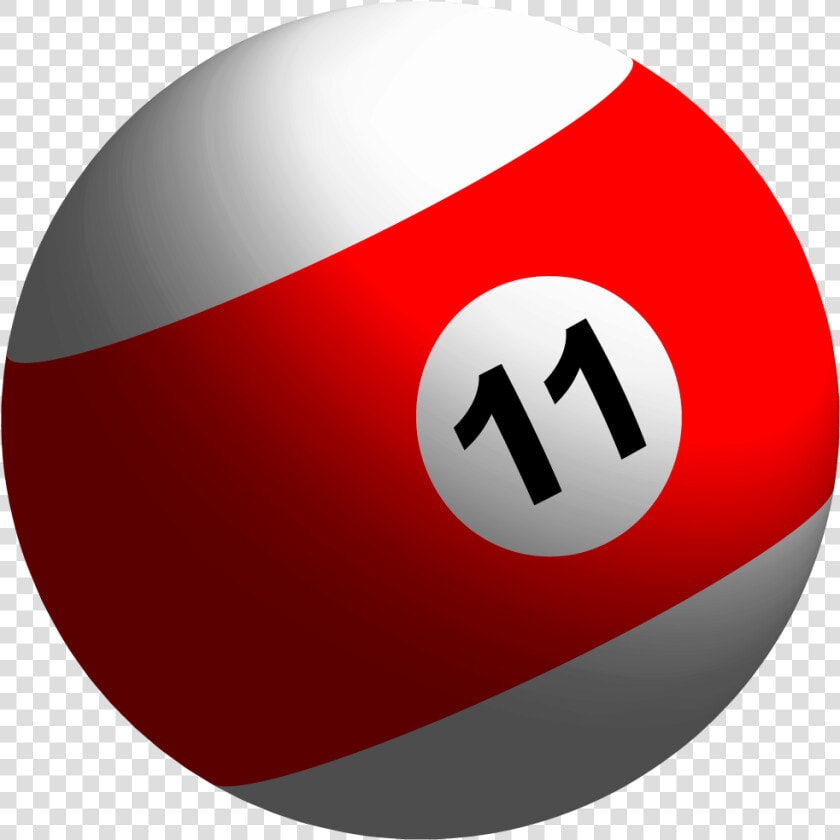 Billiard Ball Png Free Download   Red Stripe Pool Ball  Transparent PngTransparent PNG