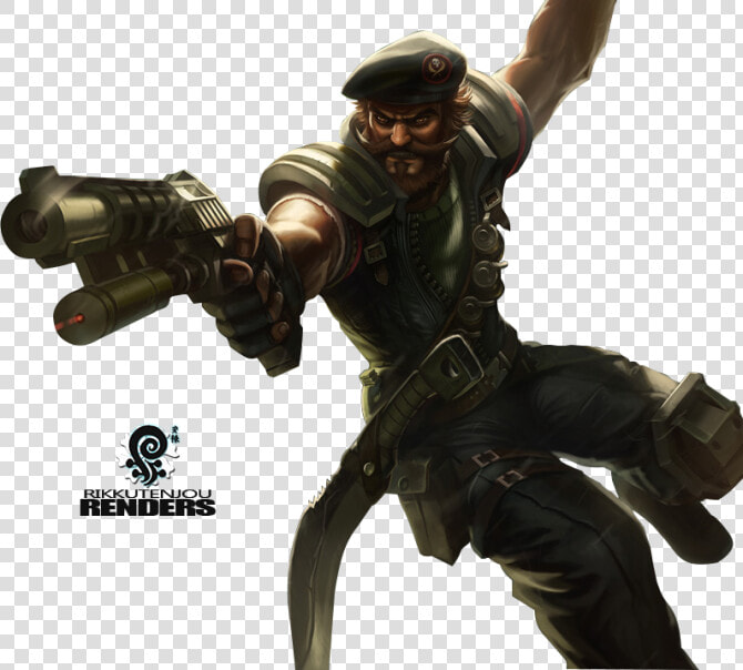 League Of Legends Render Gangplank  HD Png DownloadTransparent PNG