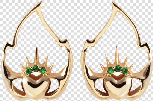 Image Of Liberty Claddagh Earrings   Earrings  HD Png DownloadTransparent PNG