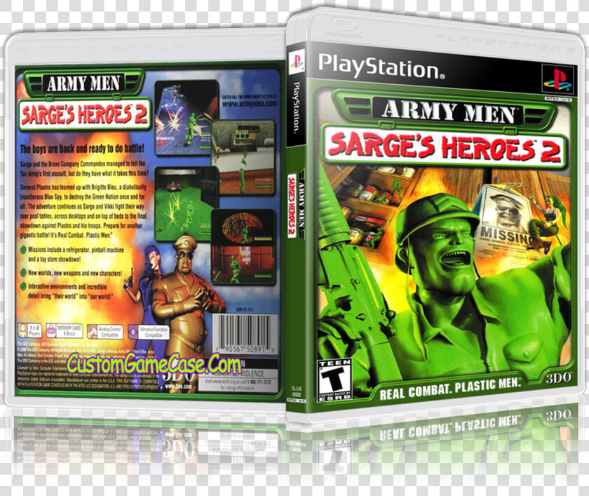 Army Men Sarge S Heroes   Army Men Sarge  39 s Heroes 2 Ps2  HD Png DownloadTransparent PNG