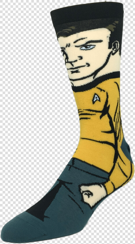 Star Trek Kirk 360 Socks Class   Sock  HD Png DownloadTransparent PNG