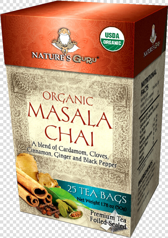 Organic Masala Chai Pyramid Tea Bags   Masala Tea Bags  HD Png DownloadTransparent PNG