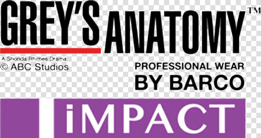 Greys Anatomy Impact Logo   Grey  39 s Anatomy Impact Scrubs  HD Png DownloadTransparent PNG